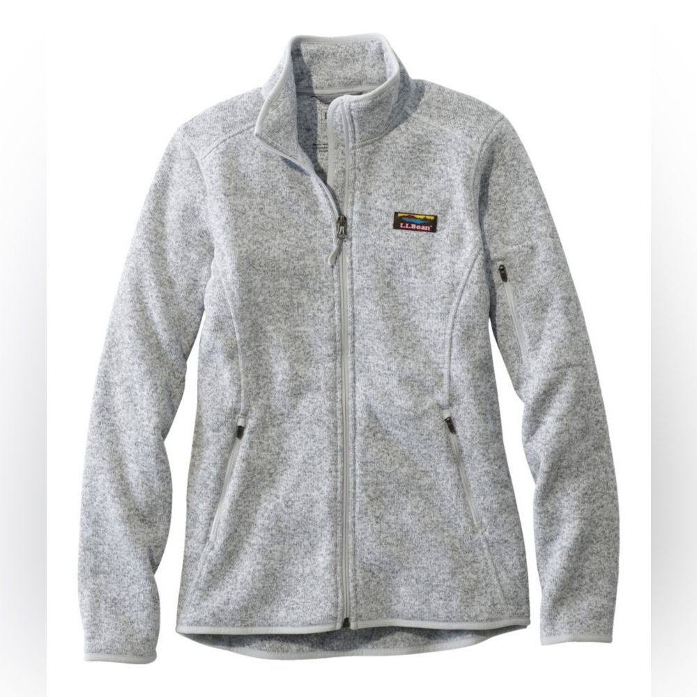 L.L. BEAN Sweater Fleece Full-Zip Front Jacket
Grey XL
